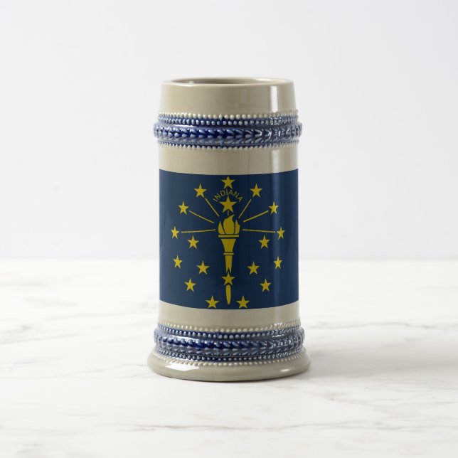 Mug with Flag of  Indiana State -USA (Center)