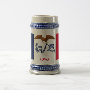 Mug with Flag of Iowa State -USA