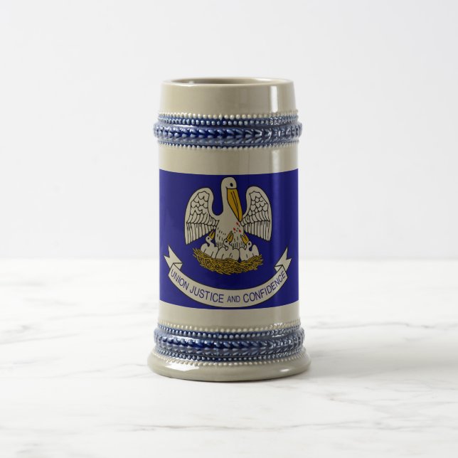 Mug with Flag of Louisiana State -USA (Center)