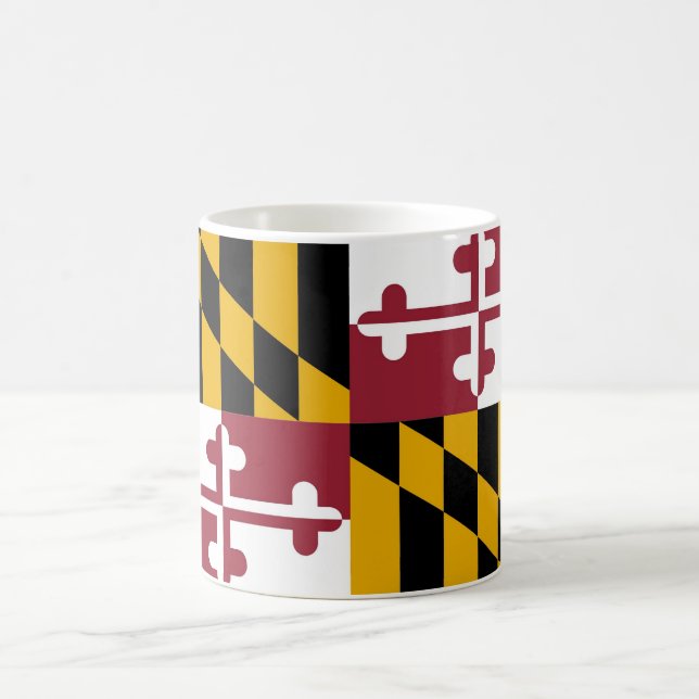 Mug with Flag of Maryland State - USA (Center)