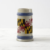Mug with Flag of Maryland State -USA
