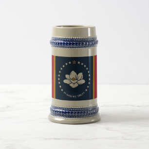 Mug with Flag of Mississippi State, USA