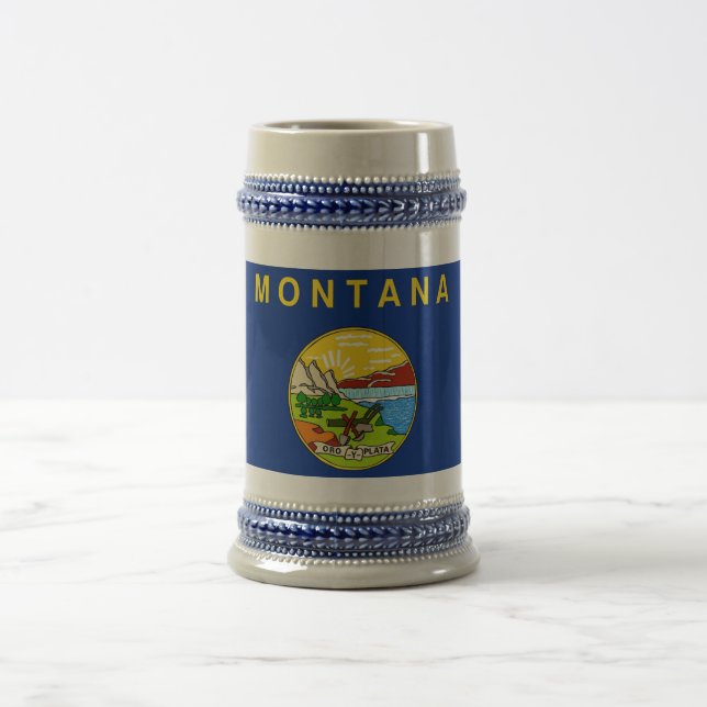 Mug with Flag of Montana State -USA (Center)
