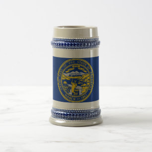 Mug with Flag of Nebraska State -USA