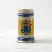 Mug with Flag of New Jersey State -USA