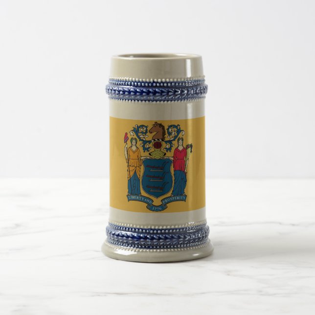 Mug with Flag of New Jersey State -USA (Center)