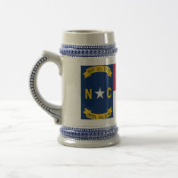 Mug with Flag of North Carolina State -USA