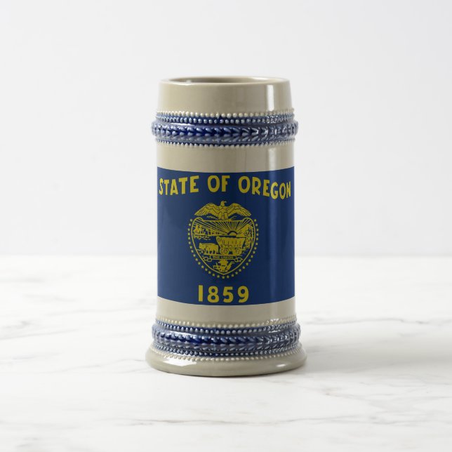 Mug with Flag of Oregon State -USA (Center)