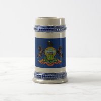 Mug with Flag of Pennsylvania State -USA