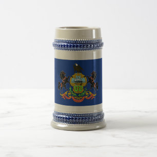 Mug with Flag of Pennsylvania State -USA