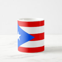Mug with Flag of Puerto Rico - USA