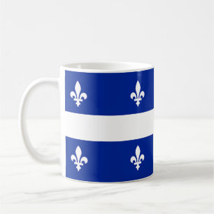 Mug with Flag of Quebec, Canada