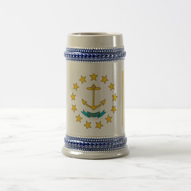 Mug with Flag of Rhode Island State -USA (Center)