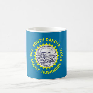 Mug with Flag of South Dakota State - USA