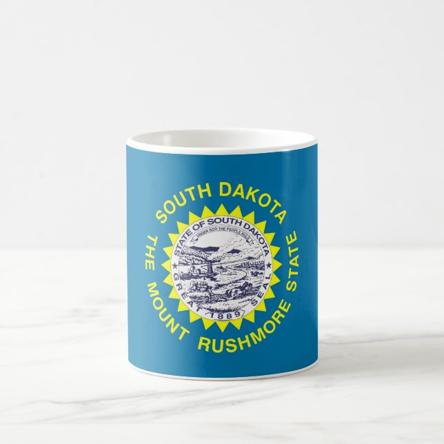Mug with Flag of South Dakota State - USA (Center)