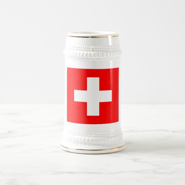 Mug with Flag of Switzerland (Center)