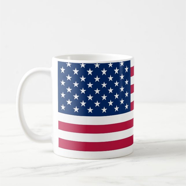 Mug with Flag of the USA (Left)