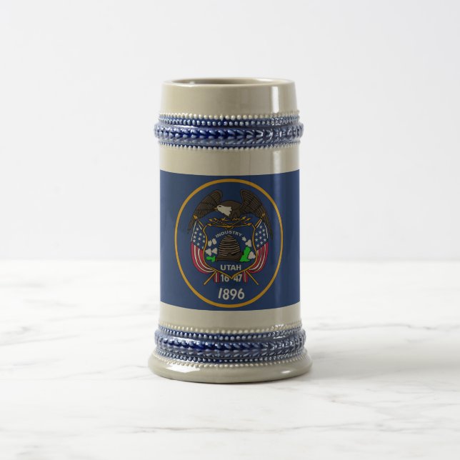 Mug with Flag of Utah State -USA (Center)