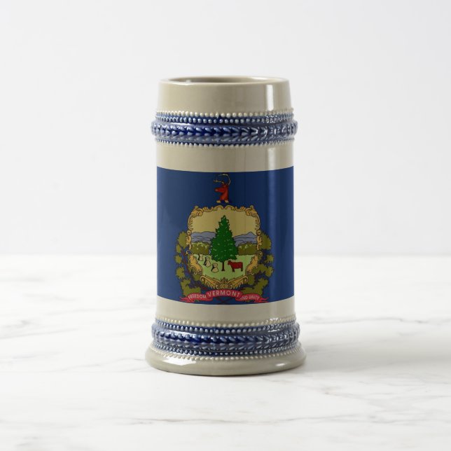 Mug with Flag of Vermont State -USA (Center)