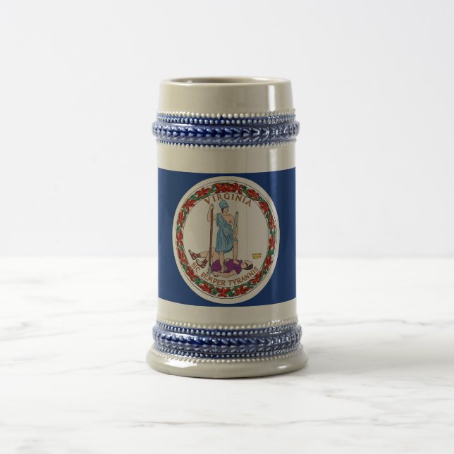 Mug with Flag of Virginia State -USA (Center)