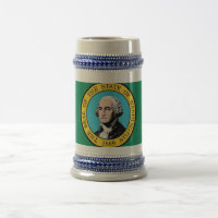 Mug with Flag of Washington State -USA