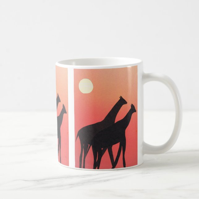Mug with Giraffe Design (Right)