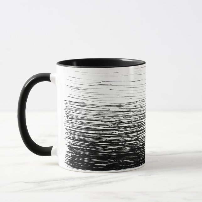 mug with gradual scratches (Left)