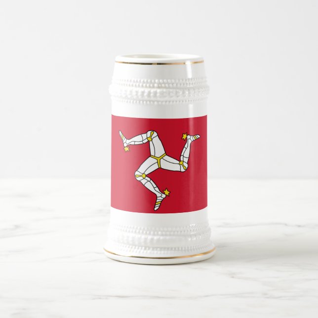 Mug with Isle of Man Flag (Center)