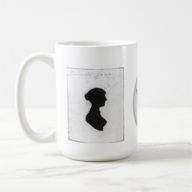 Mug  with Jane Austen quote (Left)