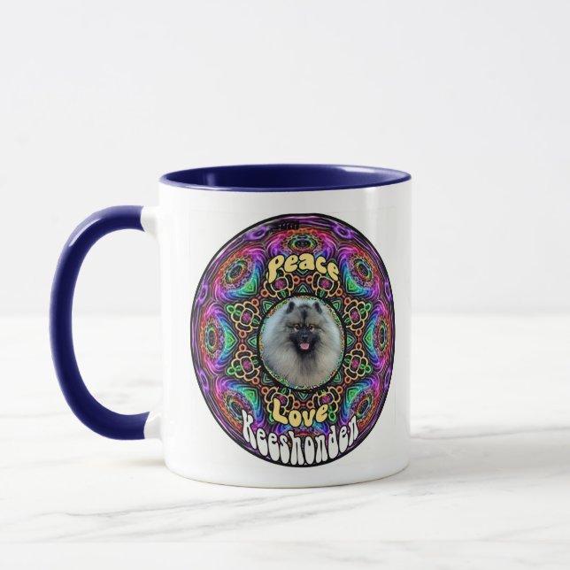 Mug with Kees  in mandala (Left)