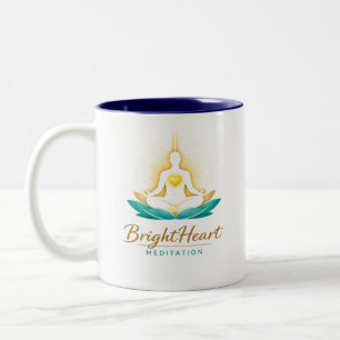 Mug with Male Brightheart Meditation Logo