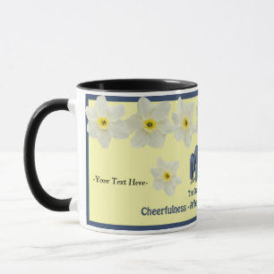 Mug with March Birth Month Flower the Daffodil