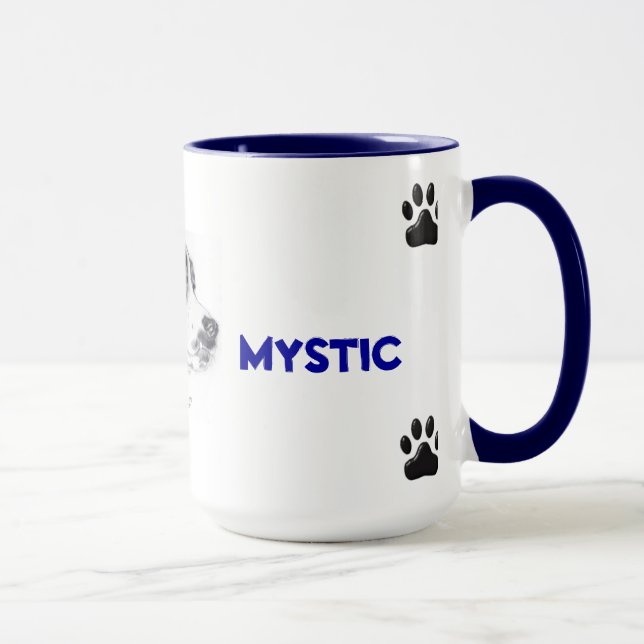 Mug with mixed Breed dog (Right)