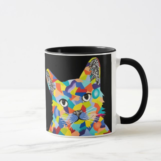 mug with original cat artwork image (Right)