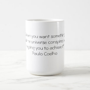 Mug with Paulo Coelho Quote