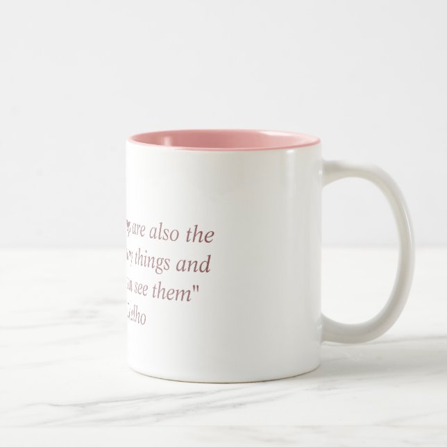 Mug with Paulo Coelho Quote (Right)
