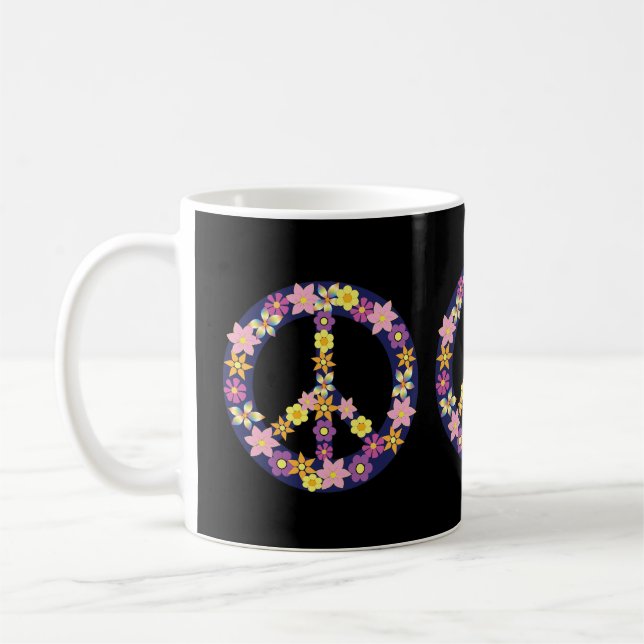 Mug with Peace Symbol (Left)