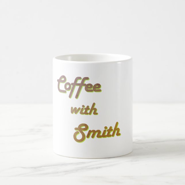 Mug with Personalised Name (Center)