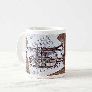 Mug with picture of a cornet