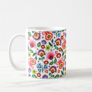 mug with polish pattern folk