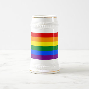 Mug with Rainbow LGBT Flag