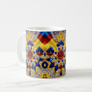 Mug with Romanian Colours Design