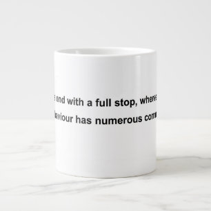 MUG WITH SAYING