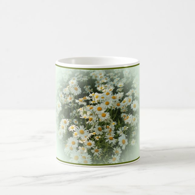 Mug with Soft Framed Daisies (Center)