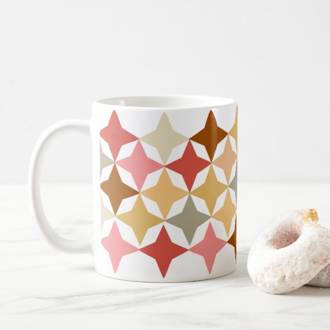 mug with soothing graphic pattern (Avec donut)