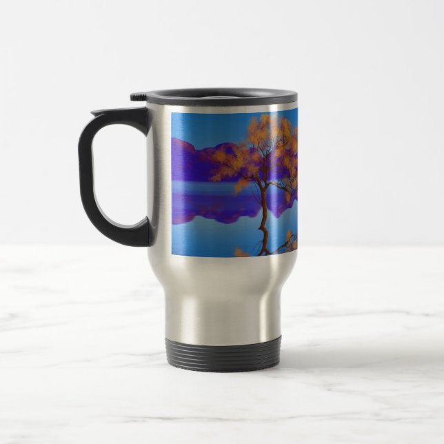 Mug with tree tasse (Left)