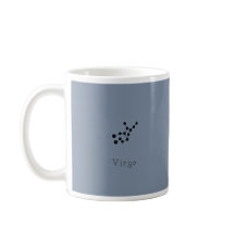 Mug with Virgo Zodiac Constellation