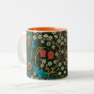 MUG WITH WILLIAM MORRIS "TULIPS" DESIGN