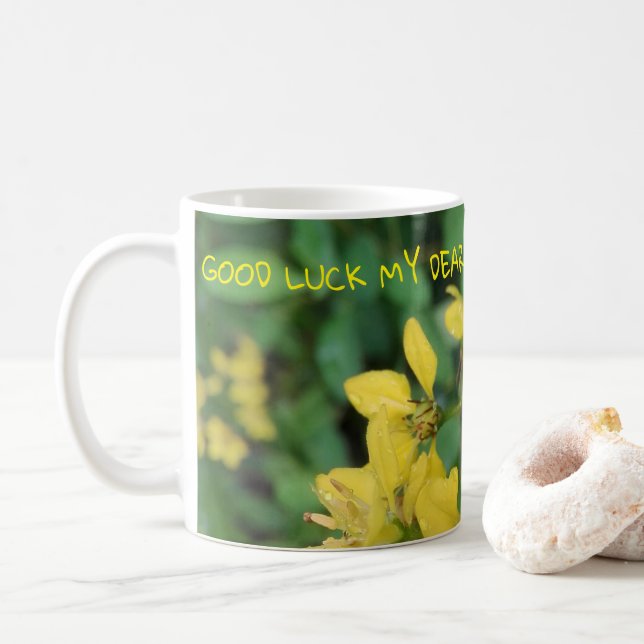 Mug with wishes (With Donut)