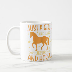 Mug Wo Cool Juste Une Fille Qui Aime Jésus Et L'équita